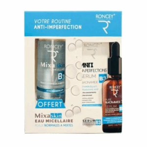 RONCEY MIXASKIN COFFRET SERUM B3 ANTI IMPERFECTION + EAU MICELLAIRE GRATUIT