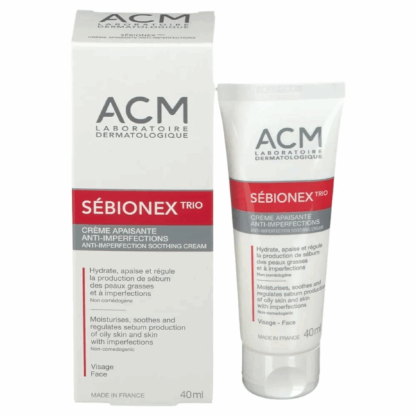 ACM SEBIONEX TRIO CREME CORRECTRICE ANTI-IMPER 40ML + LOTION MICELLAIRE 100ML GRATUITE – Image 3