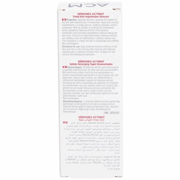ACM Sébionex Actimat Soin Anti-Imperfections Teinté 40ml – Image 2