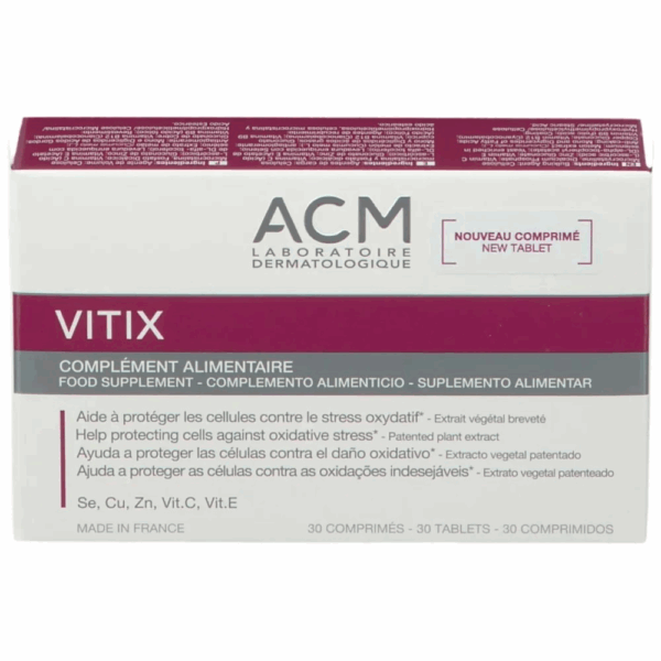 ACM Vitix Complément Alimentaire Stress Oxydatif 30 comprimés