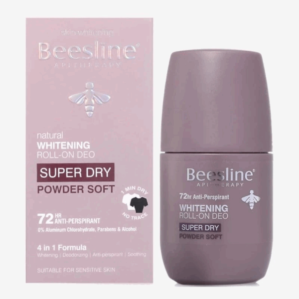 Beesline Super Dry Poudre Déodorant Doux Roll On 50ml – Image 3