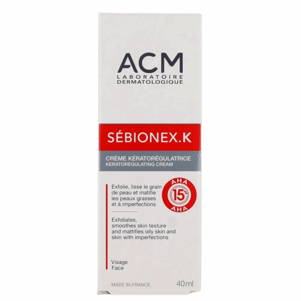 ACM Sébionex K Crème Kératorégulatrice 40ml – Image 3