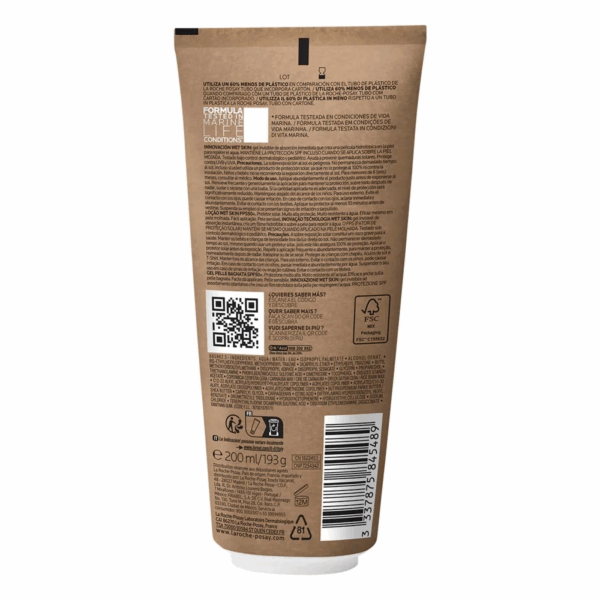 La Roche Posay Anthelios Dermo-Pediatrics Wet Skin Lotion SPF50+ 200ml – Image 2