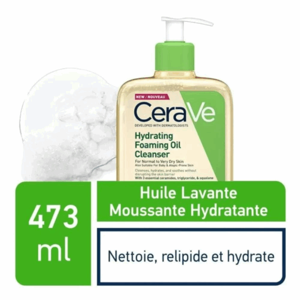 CeraVe Huile Lavante Moussante Hydratante 473ml – Image 2