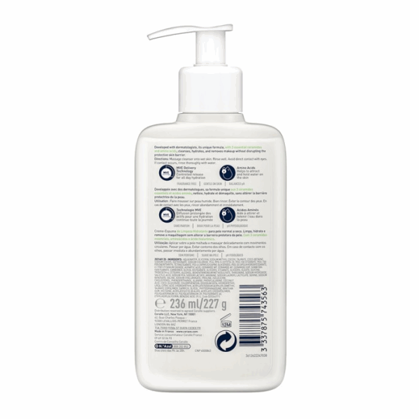 CeraVe Crème Moussante Nettoyante Hydratante 236ml – Image 2