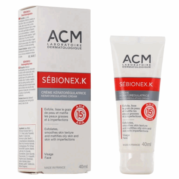 ACM Sébionex K Crème Kératorégulatrice 40ml – Image 4